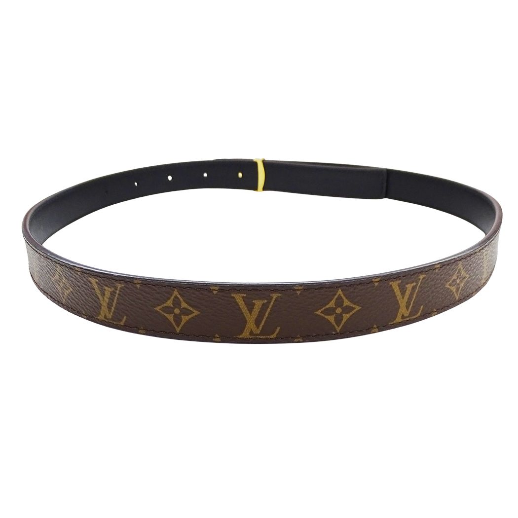 Louis Vuitton Belt Monogram Canvas Calfskin LV Iconic 20 Reversible 65/26 — view 3