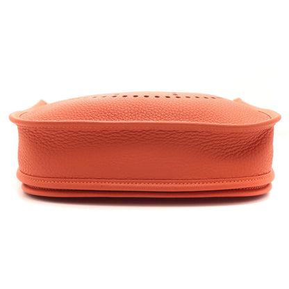 Hermes Evelyne III 23 Tangerine Silver Shoulder Bag Taurillon Clemence — view 3