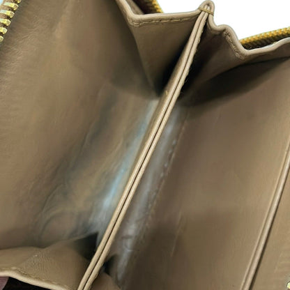Prada Coin Purse Brown Zip Around Leather — view 3
