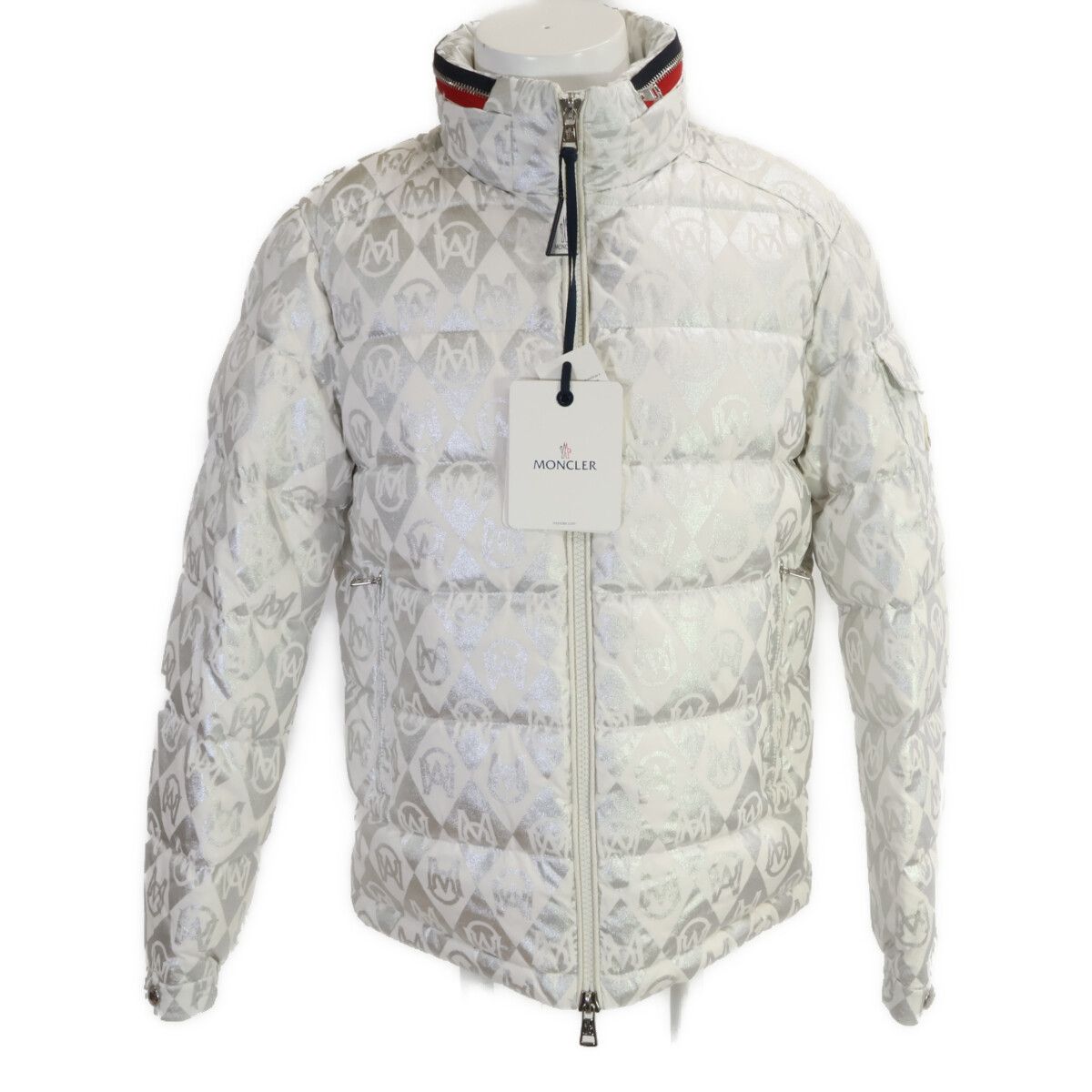 Moncler Bourne Total Logo Down Jacket