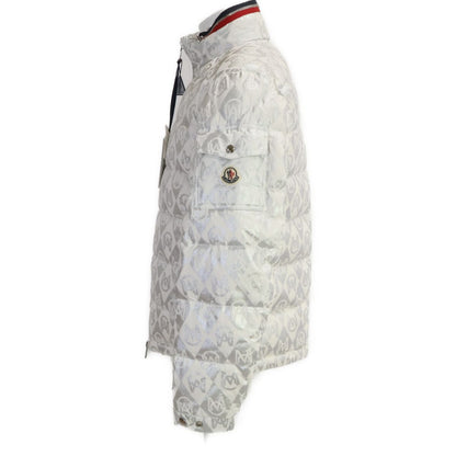 Moncler Bourne Total Logo Down Jacket — view 2