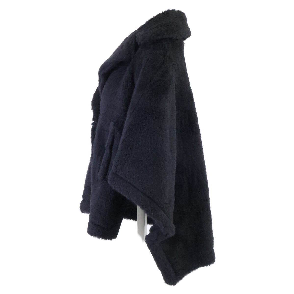 Max Mara Aleggio Alpaca Silk Blend Teddy Bear Cape SM — view 3