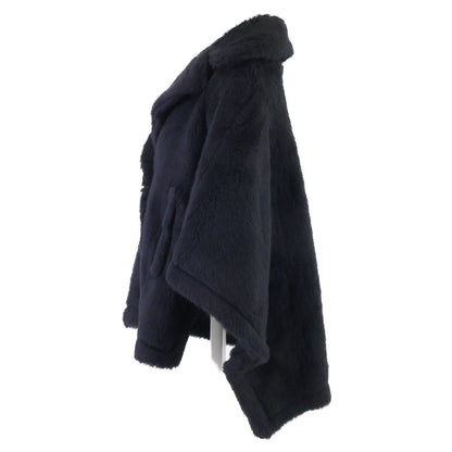 Max Mara Aleggio Alpaca Silk Blend Teddy Bear Cape SM — view 3