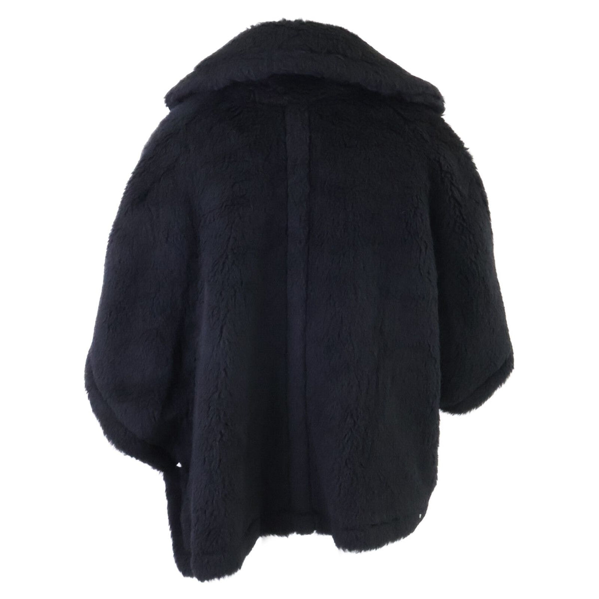 Max Mara Aleggio Alpaca Silk Blend Teddy Bear Cape SM — view 2