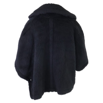 Max Mara Aleggio Alpaca Silk Blend Teddy Bear Cape SM — view 2
