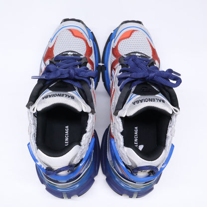 Balenciaga Runner Distressed Cutoff Mesh Sneakers — view 5