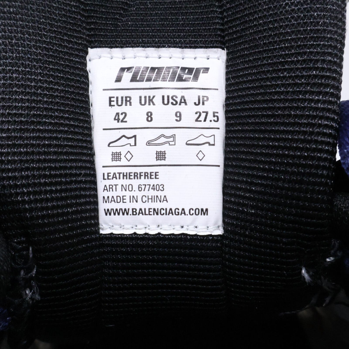 Balenciaga Runner Distressed Cutoff Mesh Sneakers — view 7