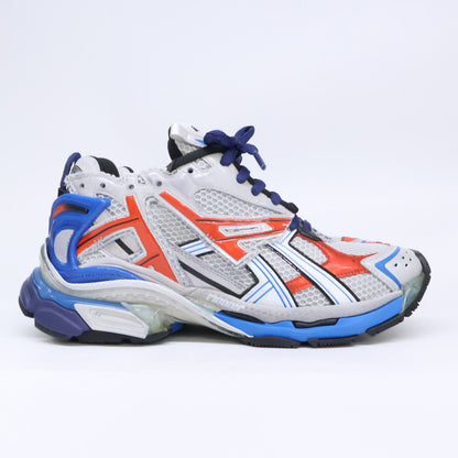 Balenciaga Runner Distressed Cutoff Mesh Sneakers — view 4