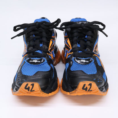 Balenciaga Runner Distressed Cutoff Mesh Sneakers — view 2