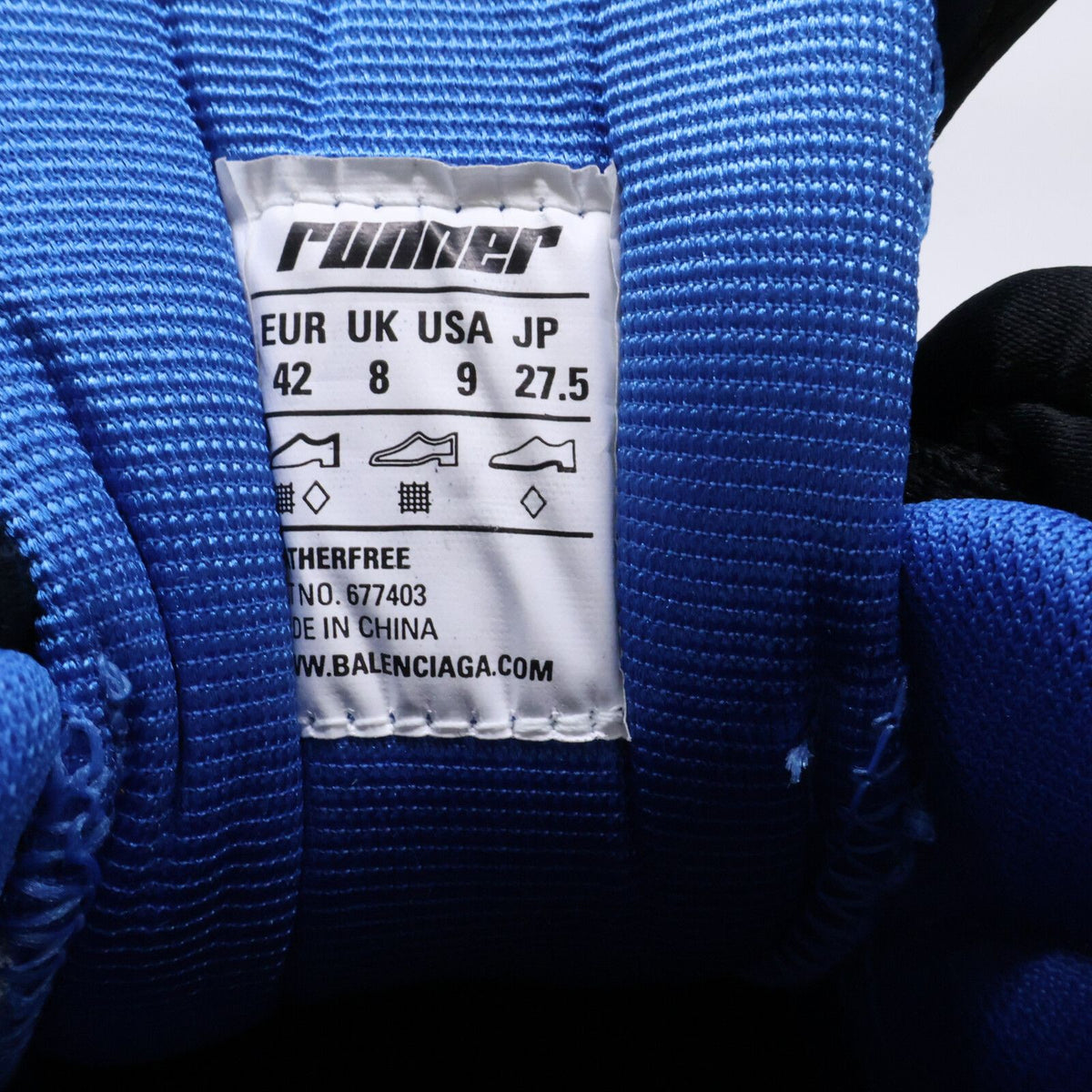 Balenciaga Runner Distressed Cutoff Mesh Sneakers — view 7
