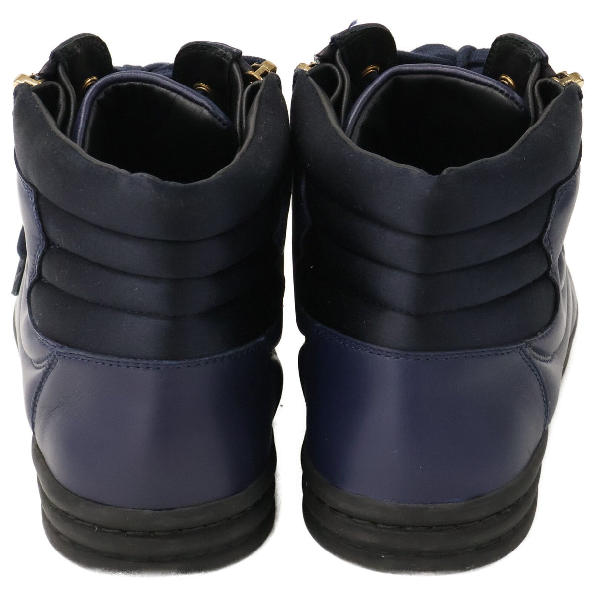 Chanel CC Logo Zip High Top Sneakers — view 4