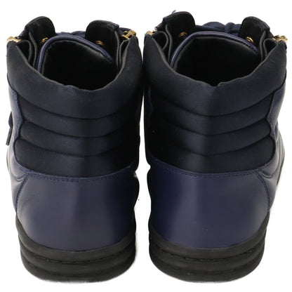 Chanel CC Logo Zip High Top Sneakers — view 4