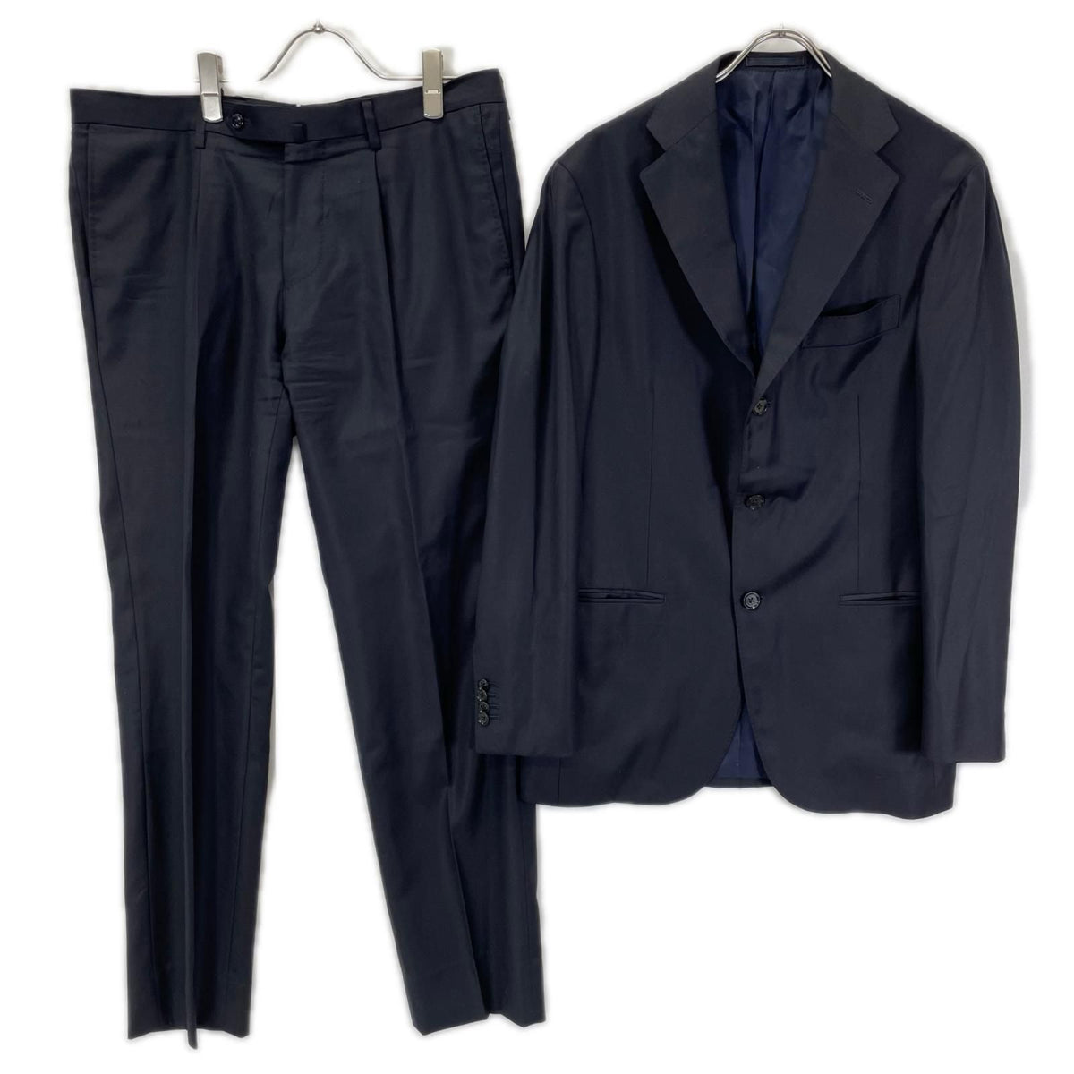 Loro Piana Salotto Di Guji Navy Wool 365 Single Suit 50