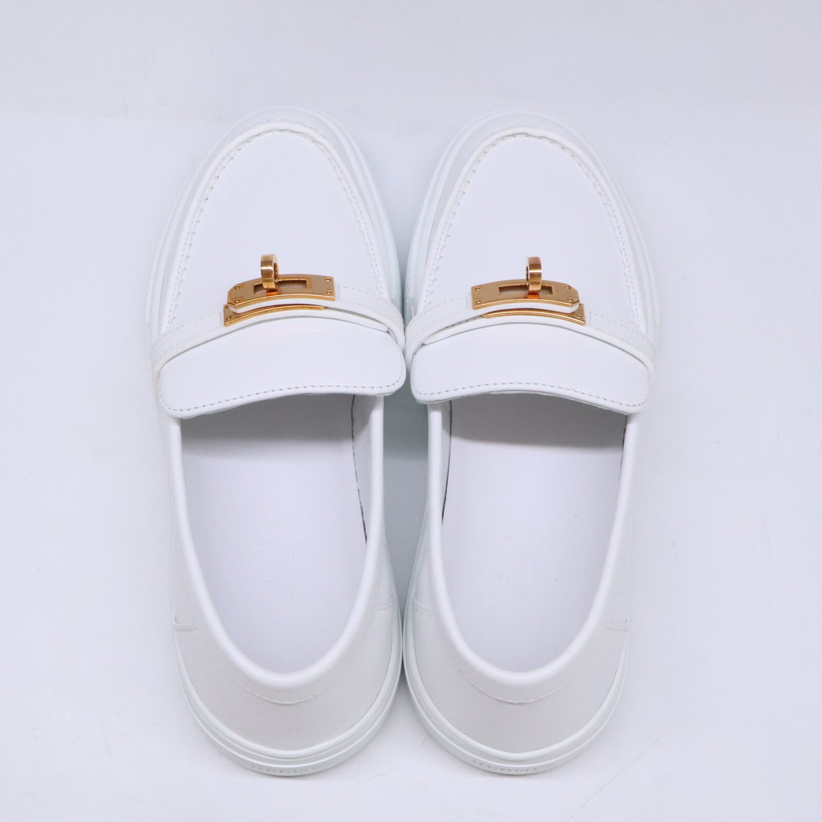 Hermes Game Kelly Buckle Slip-on Slippers — view 5