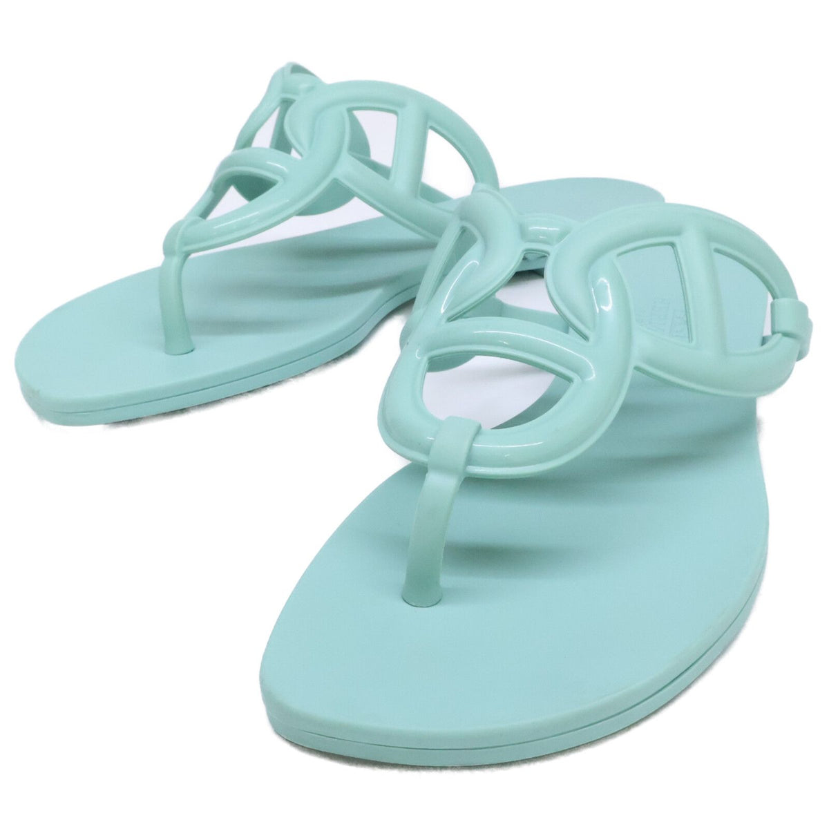 Hermes Egerie Chaine D'ancre Thong Sandals