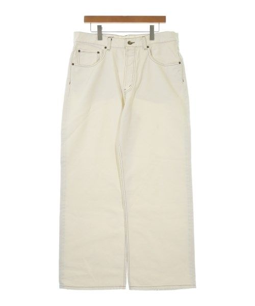 Celine Denim Pants White