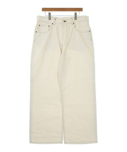 Celine Denim Pants White