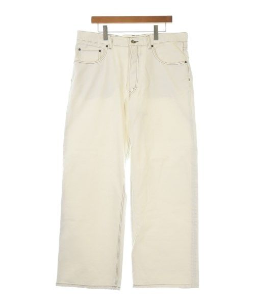 Celine Denim Pants White