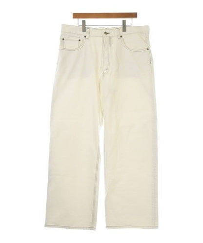 Celine Denim Pants White