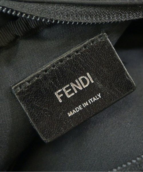 Fendi Zucca Pattern Mini Shoulder Bag Black — view 5