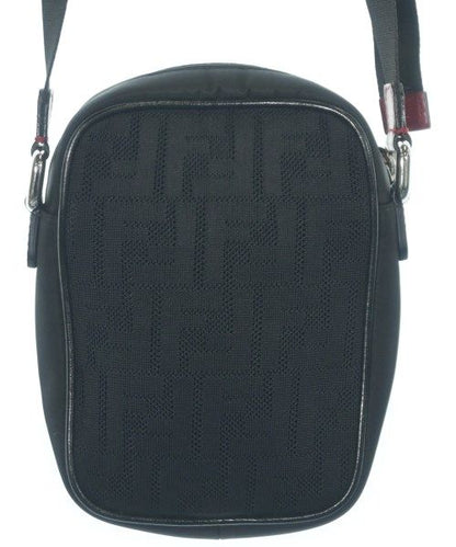 Fendi Zucca Pattern Mini Shoulder Bag Black — view 2