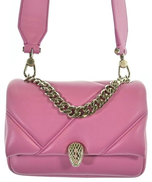 Bvlgari Serpenti Cabochon Shoulder Bag Pink