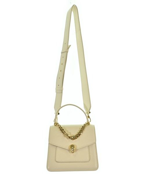 Bvlgari Serpenti Forever 2-Way Shoulder Bag Ivory — view 3