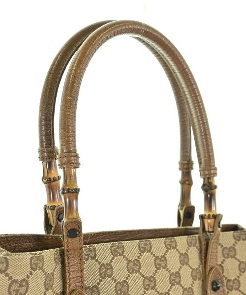 Gucci GG Canvas Handbag Bamboo Beige — view 5