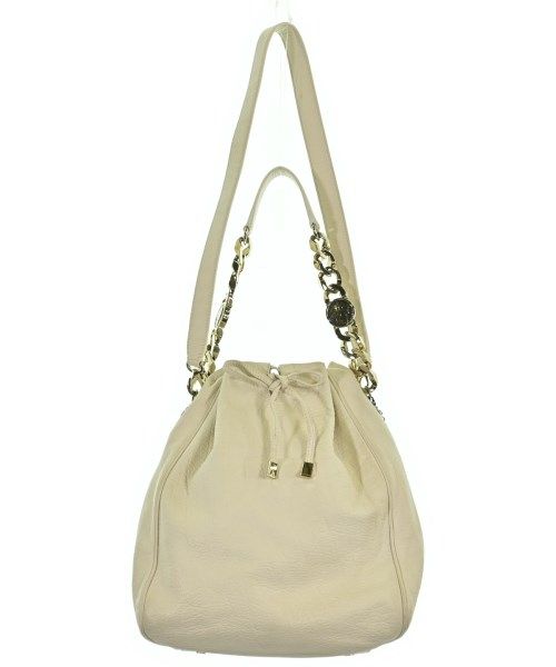 Bvlgari Leather 2-Way Shoulder Bag Ivory — view 3