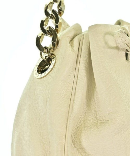 Bvlgari Leather 2-Way Shoulder Bag Ivory — view 7