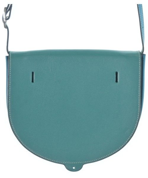 Loewe Heel Leather Shoulder Bag Green — view 2