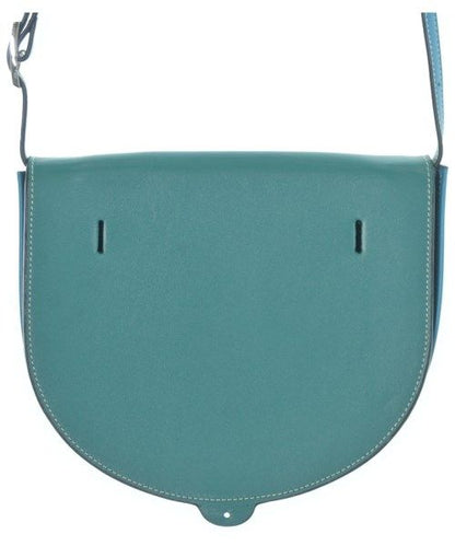 Loewe Heel Leather Shoulder Bag Green — view 2