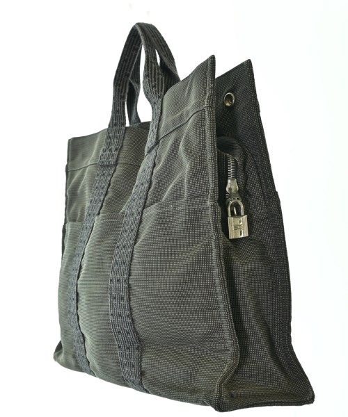 Hermes Herline MM Tote Bag Gray — view 8