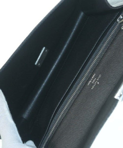 Louis Vuitton Taiga Selenga Ardoise Clutch Black — view 3
