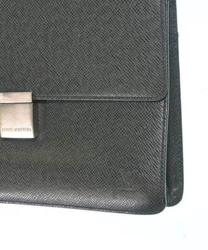 Louis Vuitton Taiga Selenga Ardoise Clutch Black — view 7