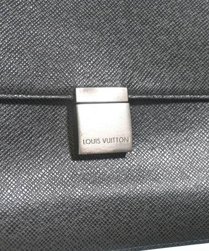 Louis Vuitton Taiga Selenga Ardoise Clutch Black — view 6