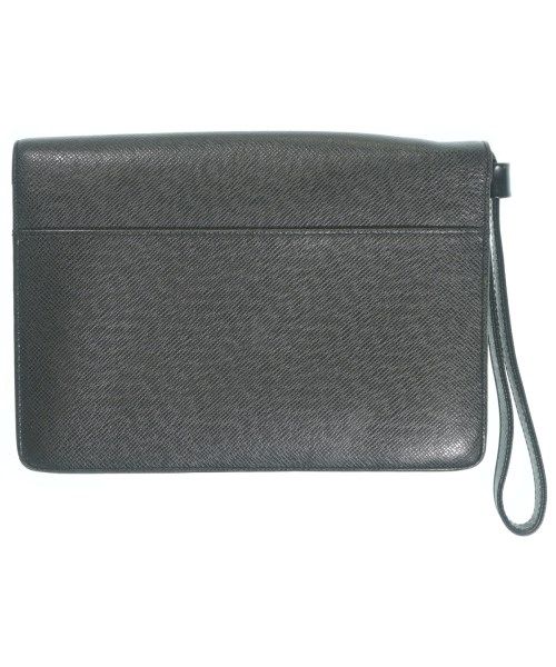 Louis Vuitton Taiga Selenga Ardoise Clutch Black — view 2