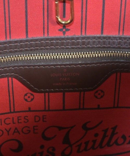 Louis Vuitton Damier Neverfull MM Tote Bag Brown — view 4