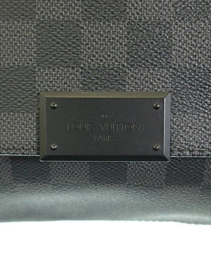 Louis Vuitton Damier Graphite District GM Shoulder Bag — view 5