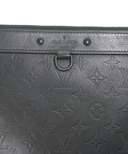 Louis Vuitton Monogram Shadow Pochette Discovery Clutch Black — view 5