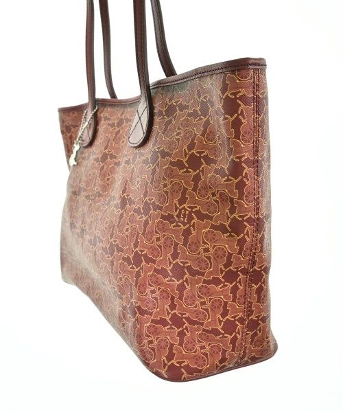 Celine Sulky Pattern Tote Bag Red — view 8