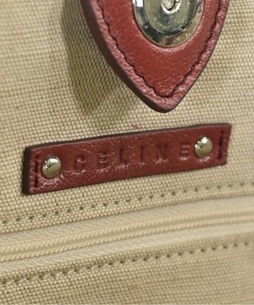 Celine Sulky Pattern Tote Bag Red — view 4