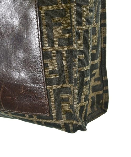 Fendi Zucca Pattern Tote Bag Brown — view 7