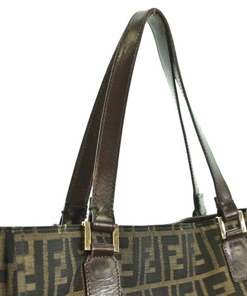 Fendi Zucca Pattern Tote Bag Brown — view 5