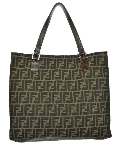Fendi Zucca Pattern Tote Bag Brown — view 2