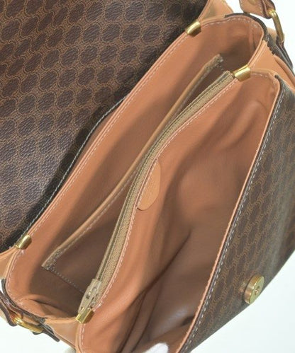 Celine Macadam Pattern Shoulder Bag Brown — view 4