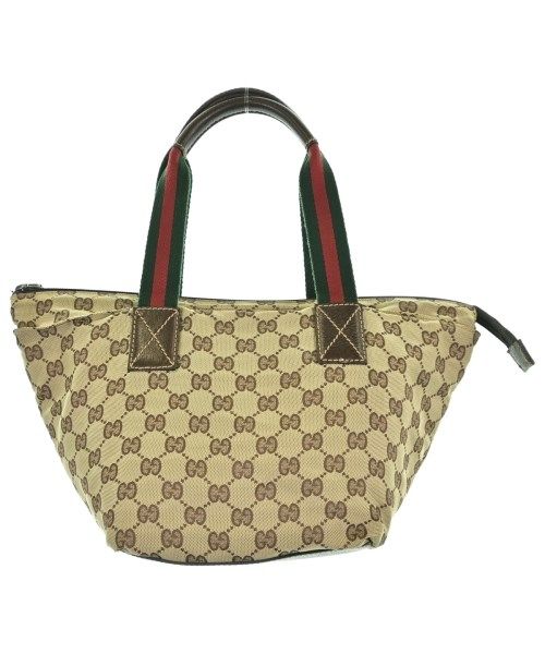 Gucci Nylon Handbag Sherry Line Beige — view 2