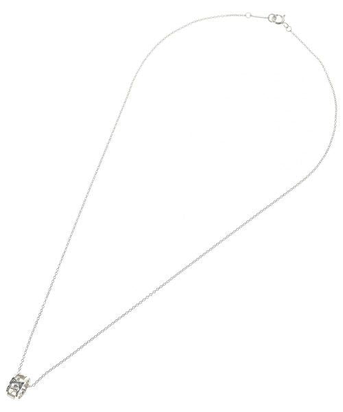 Tiffany & Co Open Atlas Circle Pendant Necklace Sterling Silver 925 — view 2