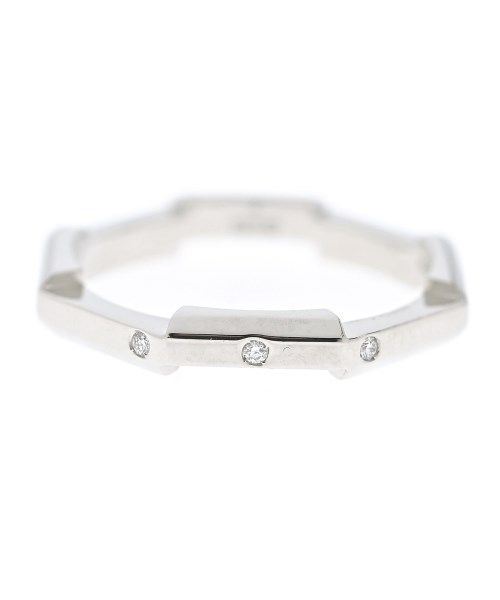 Gucci Link to Love Diamond Ring Pt950 Platinum