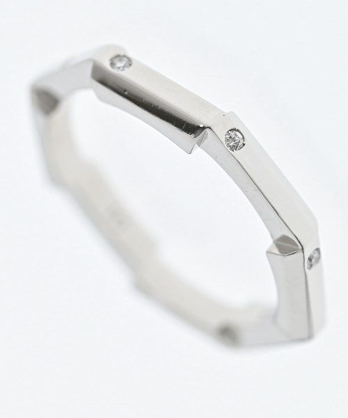 Gucci Link to Love Diamond Ring Pt950 Platinum — view 4